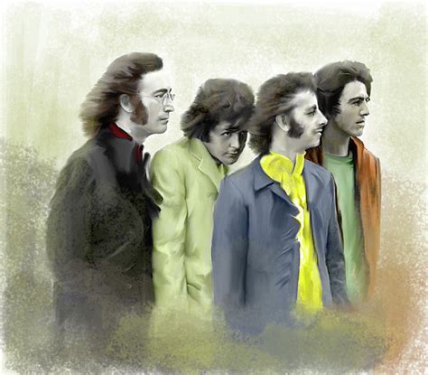 Autumn 68 Iii The Beatles Painting By Iconic Images Art Gallery David