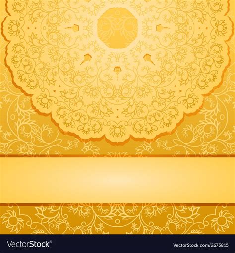 Elegant Gold Background With Lace Burgundy Ornament Download A Free