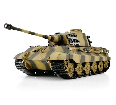Torro King Tiger Henschel Turret Rc Tank 24ghz Airsoft Metal Edition