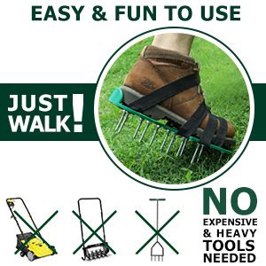 This diy aerator is made from a five gallon oil drum and it's pretty simple to put together. EEIEER Lawn Aerator Shoes Lawn Aerating Shoes Lawn Aerator ...