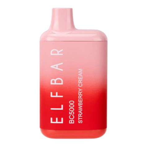 Elf Bar Bc5000 Disposable Vape Device Strawberry Mango 50mg 13ml