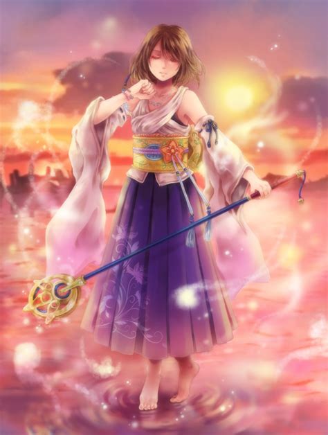 Yuna Final Fantasy And 1 More Drawn By Fuu Goingmyway421 Danbooru