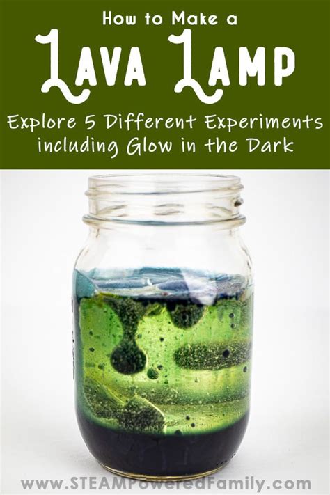 Have you ever tried the lava lamp experiment? 5 Different Ways to Make a Lava Lamp including Glow in the Dark | Make a lava lamp, Easy science ...