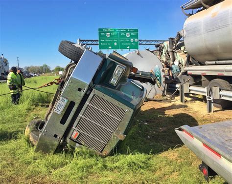 Tractor Trailer Crash Shuts Down Portion Of Route 222 For Several Hours