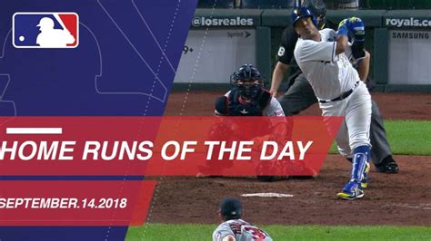 Watch All Of The Home Runs Hit On September 14 2018 Youtube