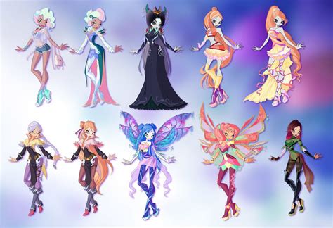 Commissions Designs Pack Winx Style By Fantazyme Magical Girl Anime