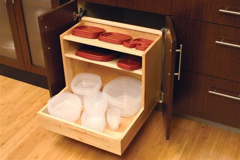 Food storage pull out drawer, $202. Cardinal Kitchens & Baths | Storage Solutions 101: Roll ...