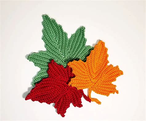 How To Crochet Maple Leaf Handmadebyraine