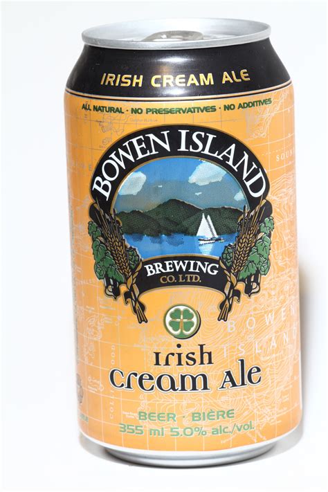 Bowen Island Brewing Co Irish Cream Ale Beer Me British Columbia
