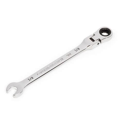 Gearwrench 38 In Sae 90 Tooth Flex Head Combination Ratcheting Wrench 86743 The Home Depot