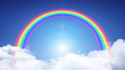 Rainbow In The Sky Stock Footage Video 687001 Shutterstock