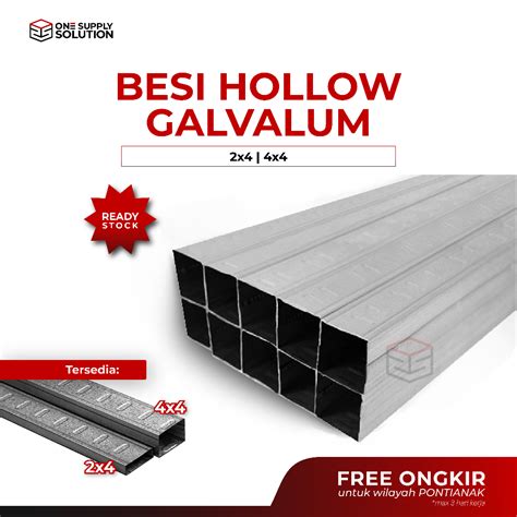Jual Besi Hollow Galvalum 2x4 Besi Hollow Galvalum 4x4 Besi Hollow