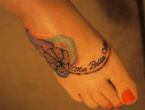 My New Custom Watercolor Dandelion Tattoo Mia Bella Vita