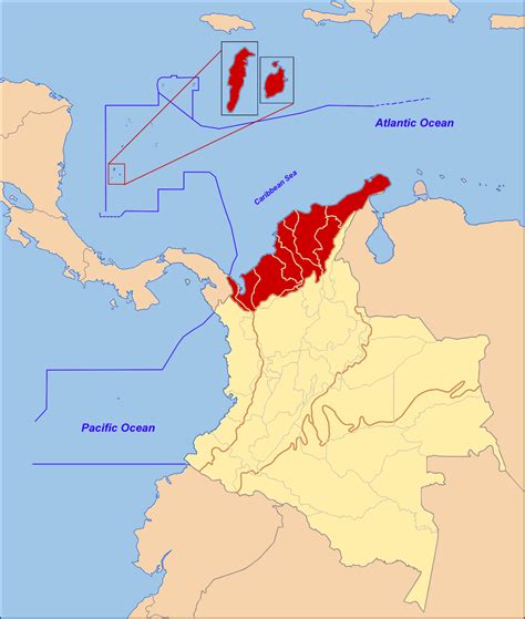 Caribbean region of Colombia - Wikiwand