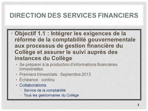 La Direction Des Services Financiers Ppt Télécharger