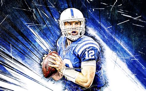 4 years ago on october 26, 2016. Download wallpapers 4k, Andrew Luck, grunge art, quarterback, Indianapolis Colts, american ...