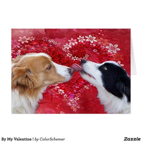 By My Valentine Holiday Card Zazzle Australian Shepherd Valentine