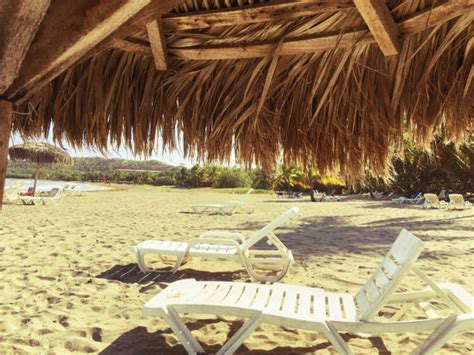 Thatched Beach Huts Stock Photos Pictures And Royalty Free Images Istock