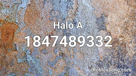 Halo A Roblox Id Roblox Music Codes