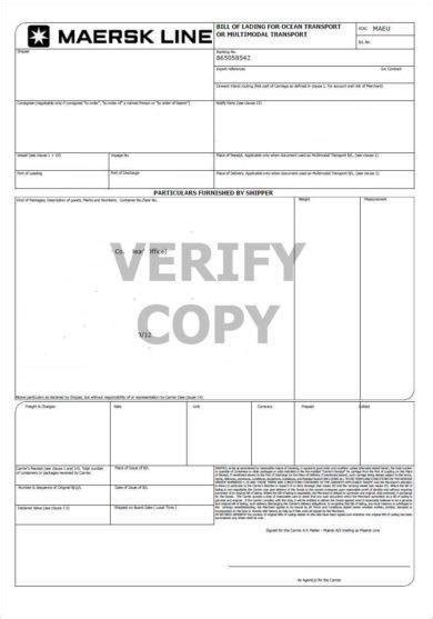 Straight Bill Of Lading 8 Examples Format How To Edit Pdf