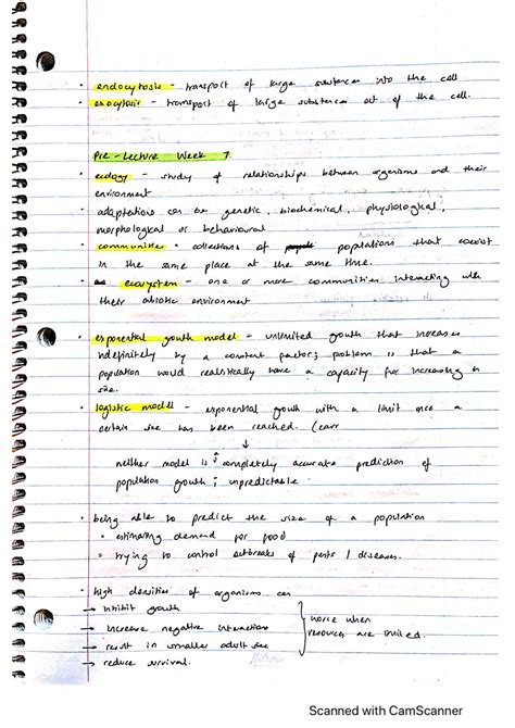 Post Midterm Lecture Notes BIOL 111 Studocu