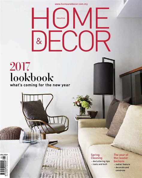 Home decorating magazine subscriptions from magazineline. HOME & DECOR Malaysia Magazine January 2017 - Gramedia Digital