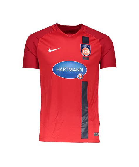 Mit dem fcb feierte kunz fünf meistertitel und zwei cupsiege. Nike 1. FC Heidenheim Trikot Home Kids 17/18 F657 rot