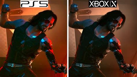 Cyberpunk 2077 Ps5 Vs Xbox Series X Gameplay Comparison Game Videos