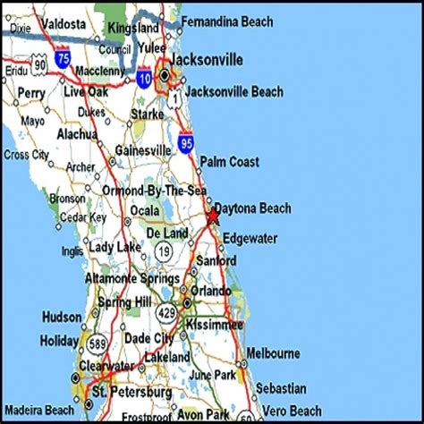 Florida Beaches Map Florida Beach Map Rezfoods Resep Masakan Indonesia