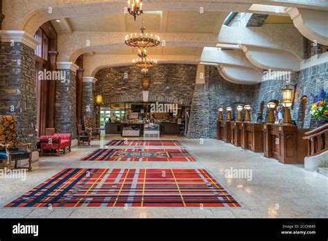 Interior Of The Fairmont Banff Springs Hotel Banff Alberta Canada