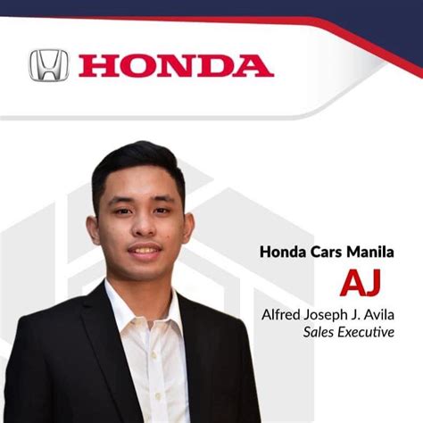 Honda Cars Manila Alfred Avila Manila
