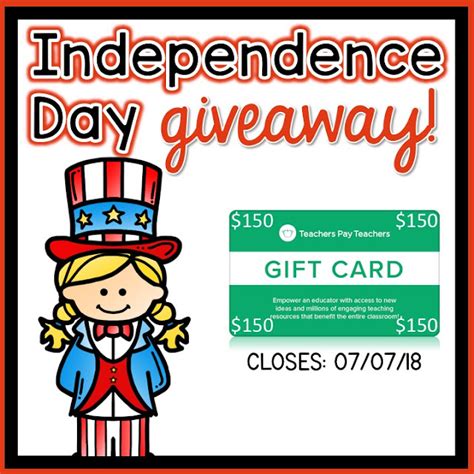 Independence Day Giveaway Learning Whimsically At Mickeys Place
