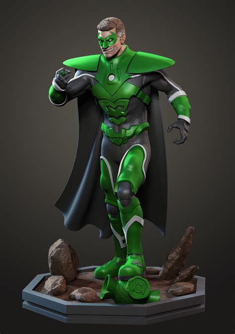 Artstation Green Lantern Parallax Fan Art