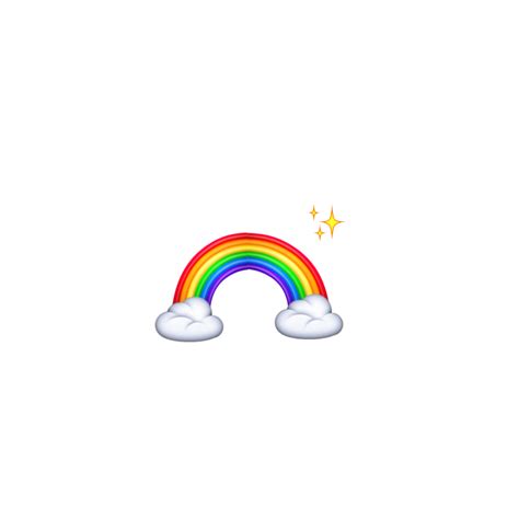 Emoji Rainbow Freetoedit Sticker By Nadiaaaofficial