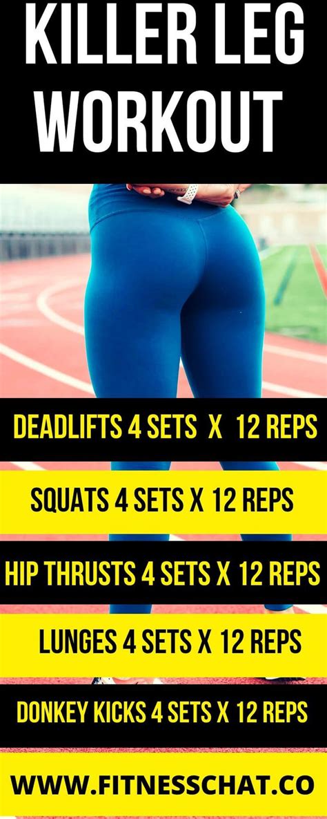 Killer Legs Thighs And Butt Workout Routine Great Home Workout For Women Who W
