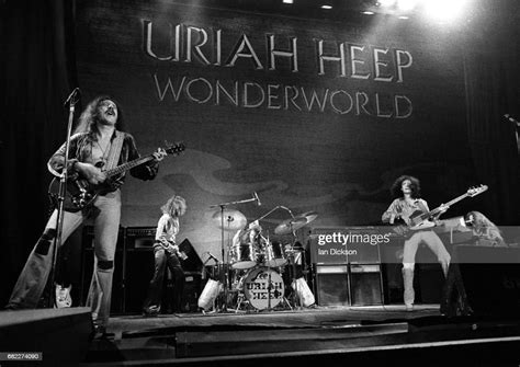 Uriah Heep Performing On Stage At Hammersmith Odeon London 22 June