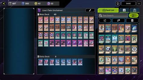 Yu Gi Oh Master Duel Livetwin Unchained Deck Recipe Kosgames