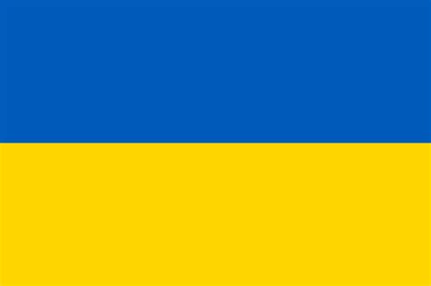 Státní Ukrajinská Vlajka Státu Ukrajina Evropa Země Obrázky Informace