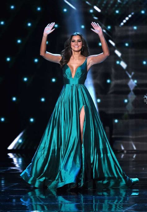 Paulina Vega Evening Gown 2015 Miss Universe Pageant Dress TCD6480