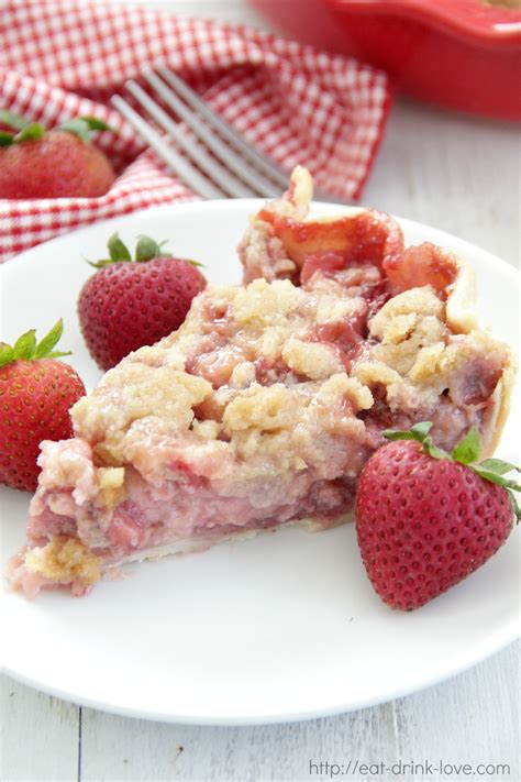 Strawberries And Cream Pie Eat Drink Love