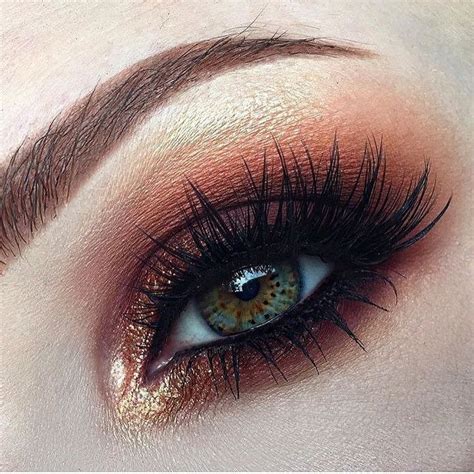 Gold Orange Eyeshadow For More Pins Like This Follow Maisieleblanc