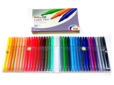 Marcador Color Pen Est C36 S360 36 Pentel Proveedora De Oficinas