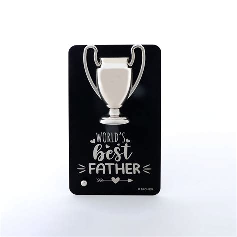 Worlds Best Father Trophy