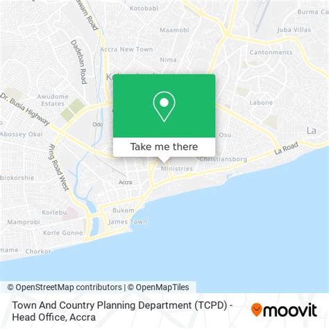 How To Get To Town And Country Planning Department Tcpd Head Office