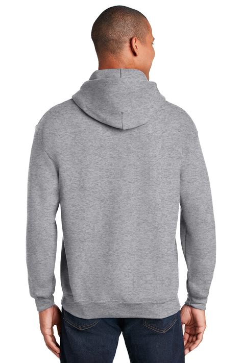 Branded Gildan Heavy Blend Hooded Sweatshirt 18500 Sport Grey