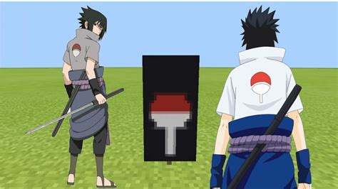 How To Make A Uchiha Banner In Minecraft From Naruto Youtube