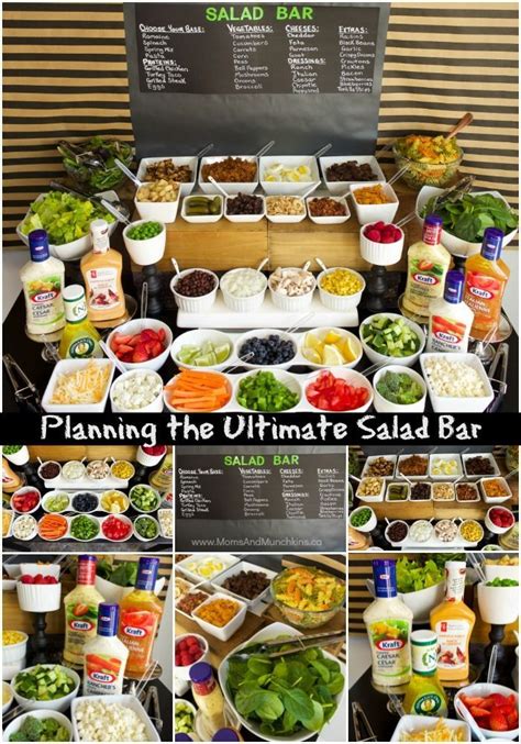 Ultimate Salad Bar Foods To Serve Moms And Munchkins Party Food