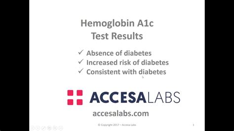 Hemoglobin A1c Test Results Overview Youtube