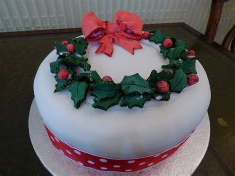 Fold in cherries and 1/2 cup nuts. Beautiful Christmas Cakes - Abbot's Hill