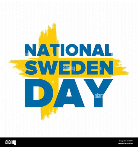 Sweden National Day Celebrated On June In Sweden Happy National Holiday Of Freedom Swedish